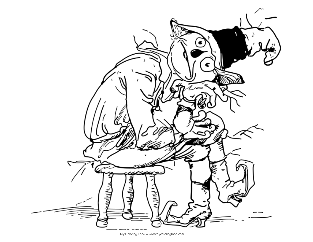 Scarecrow Coloring Pages to Print