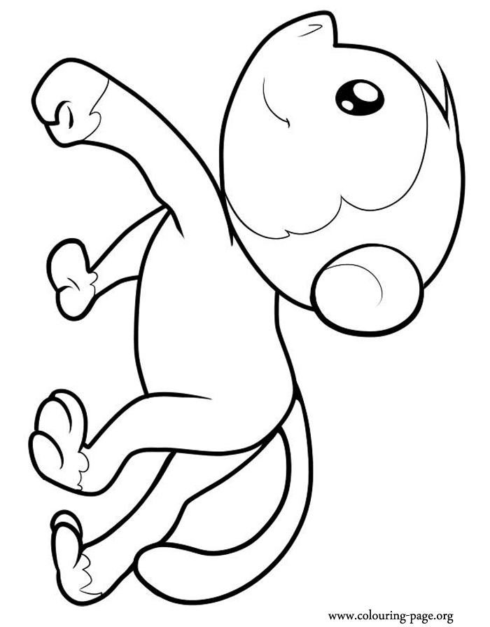 Free Printable Monkey Coloring Pages