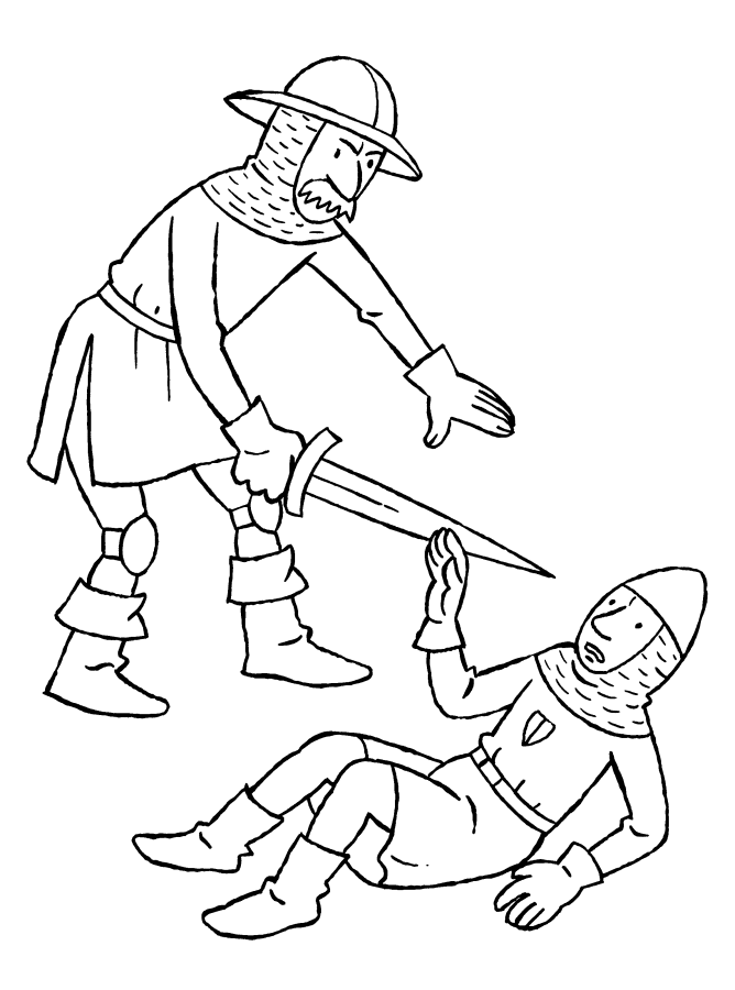 Knight Coloring Pages