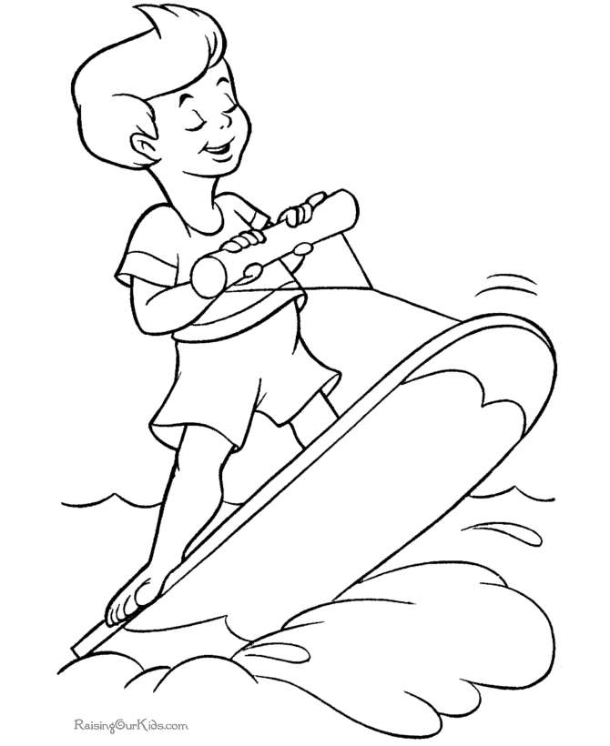 Free Printable Summer Coloring Pages