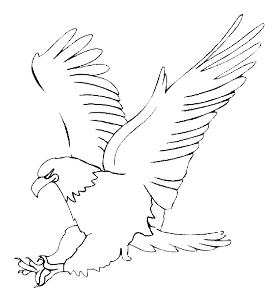 Free Printable Eagle Coloring Pages