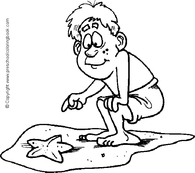 Summer Coloring Page