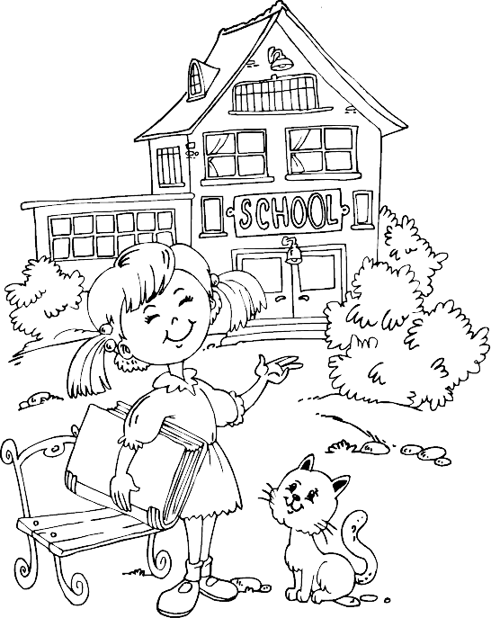 School Kids Coloring Pages