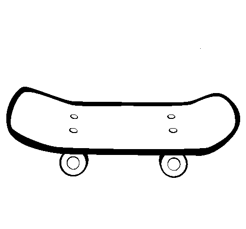 Skateboard Coloring